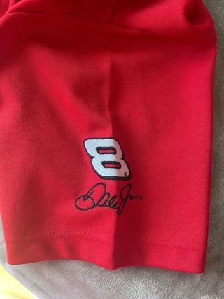 Camiseta Beisbolera Dale Jr. Budweiser Roja