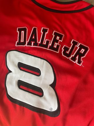 Camiseta Beisbolera Dale Jr. Budweiser Roja