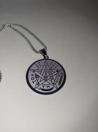 Collana Amuleto Tetragrammaton Pentacolo Magia