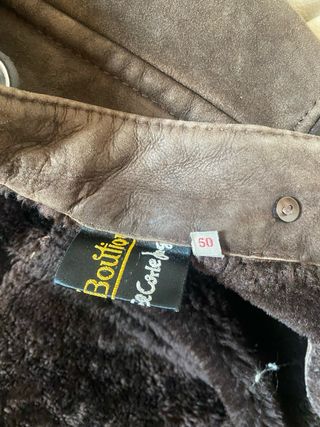 Chaquetón piel vuelta forro pelo