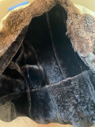 Chaquetón piel vuelta forro pelo