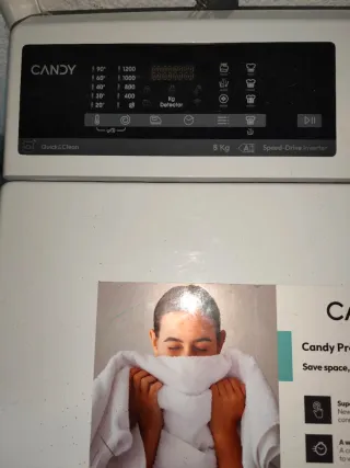 Lavadora Carga Superior Candy ProWash 500 8kg