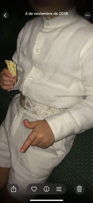 Traje de arras Amaya niño 5/6 años