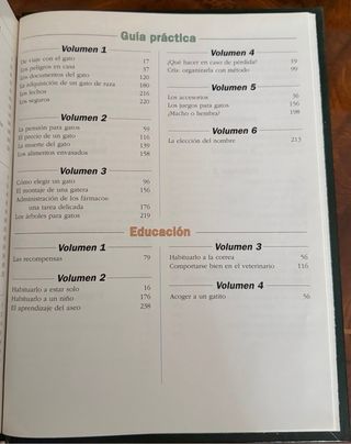 Enciclopedia “EL GATO” 6 Volúmenes completos Nuevo
