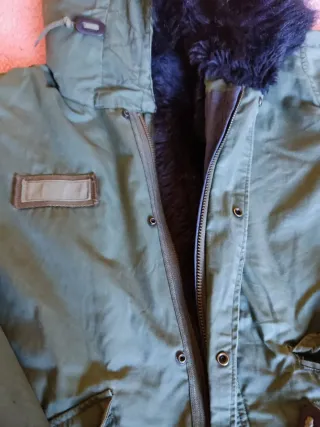 Parka Zara Mujer Talla L Verde