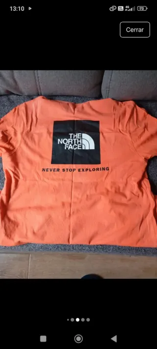 Camiseta The North Face S/P Naranja