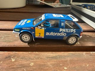 8 Coches Scalextric con Maletín