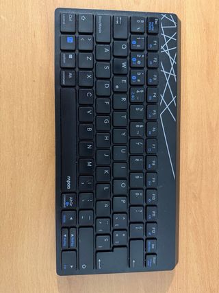 Teclado y Ratón Rapoo Bluetooth Negro