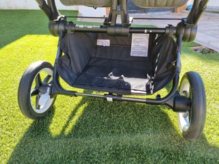 Carrito Gemelar Bugaboo Donkey 5 Gris/Azul