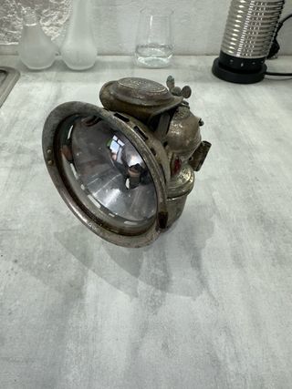 Lámpara antigua bicicleta HERM. RIEMANN'S PICCOLO