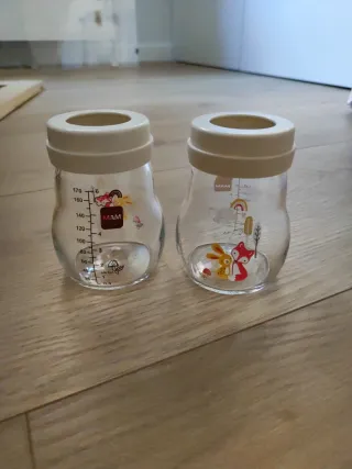 2 Biberones Vidrio MAM 170ml