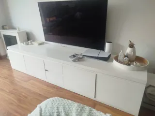 Mueble TV madera maciza