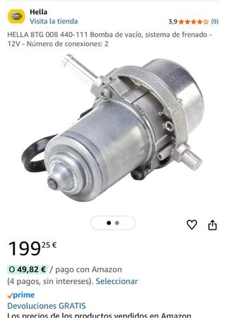 Bomba de vacío HELLA 12V UP28