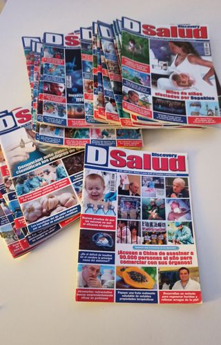 lote de 10 revistas D Salud Discovery
