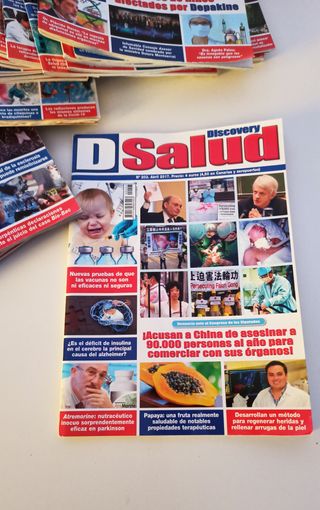lote de 10 revistas D Salud Discovery