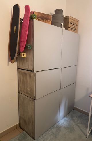 3 Módulos Besta Ikea Madera