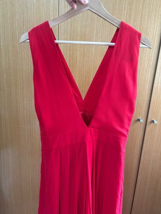 Vestido largo fiesta Veneno en la piel rojo