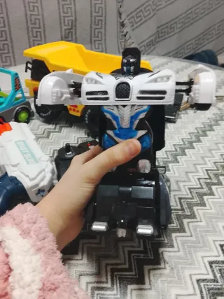 Lote Juguetes: Coche Policía, Camión, Pistola