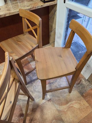 Banquetas INGOLF IKEA Madera