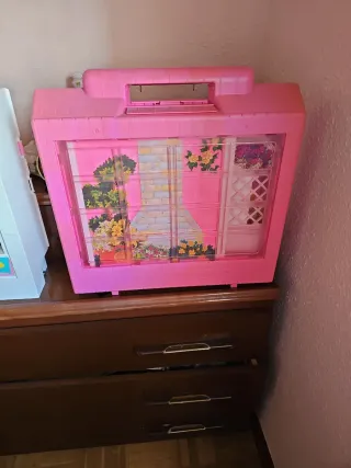 Casa Maletín Barbie Años 90