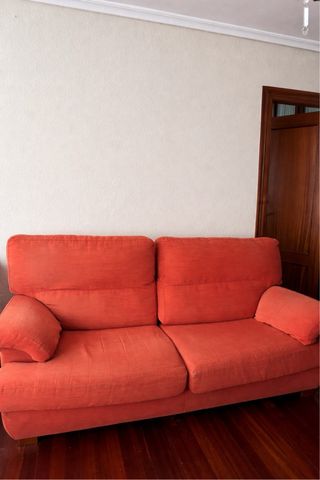 Sofá 2 y 3 plazas naranja