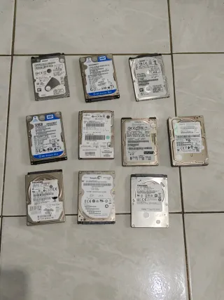 Lotto Hard disk 2.5 Fujitsu, Hitachi, Seagate, WD