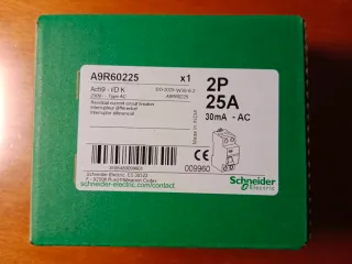 Interruptor Diferencial A9R60225 Schneider