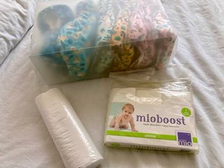 Set 6 pañales reutilizables + absorbentes