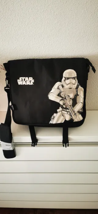 Mochila juvenil Star Wars negra