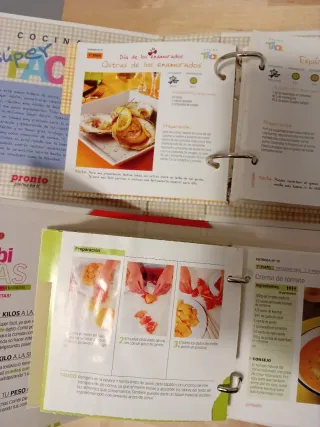 Libro de recetas. Revista Pronto.