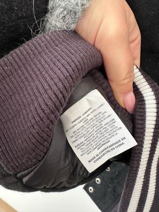 Bomber Nike NSW Y2K Vintage Negra y Blanca