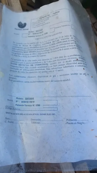 Termo eléctrico de 400 LITROS.