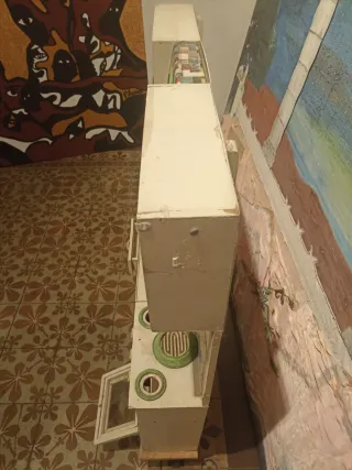 Antigua cocinita de madera