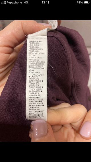 Sudadera Athleta fina morada