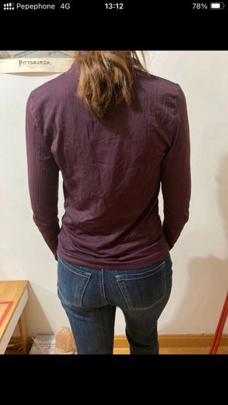 Sudadera Athleta fina morada