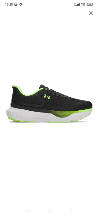 Zapatillas Under Armour Negras y Verdes