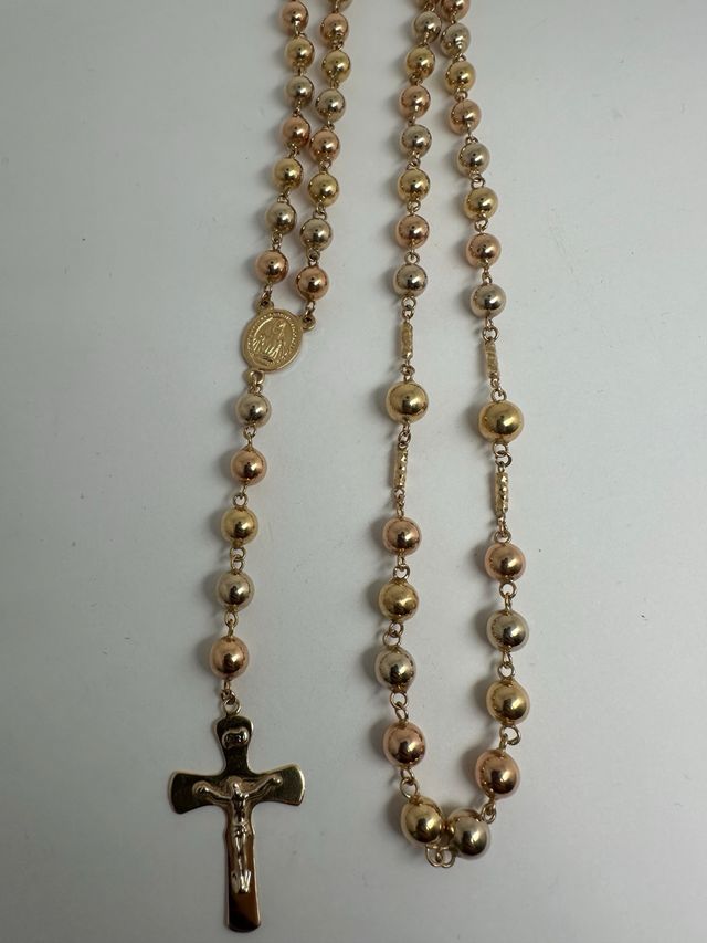 Rosario 3 Oro 18k 40cm largo 16.98gr