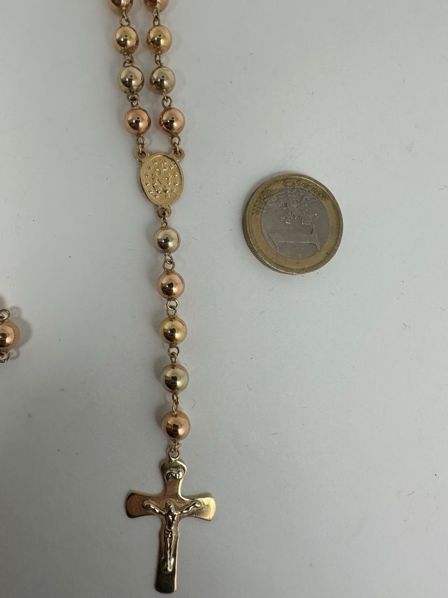 Rosario 3 Oro 18k 40cm largo 16.98gr