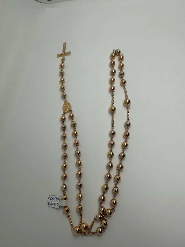 Rosario 3 Oro 18k 40cm largo 16.98gr