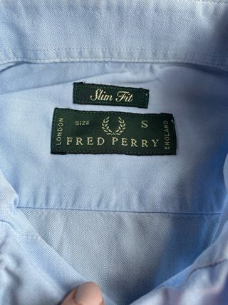 Camicia Fred Perry Uomo Taglia S Blu