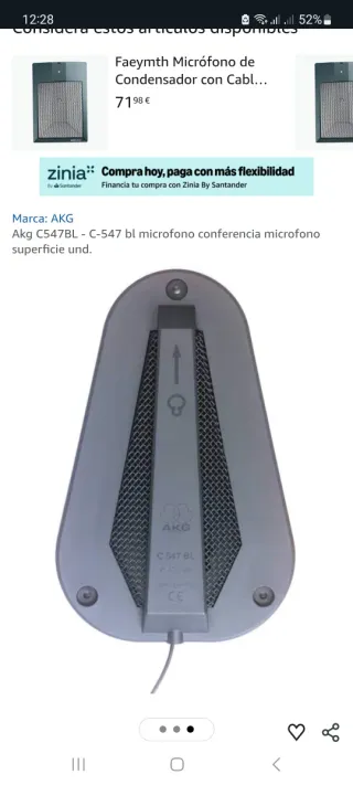 Micrófono AKG C 547 BL