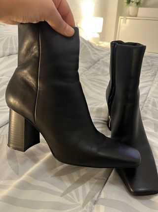 Botines Mango Negros