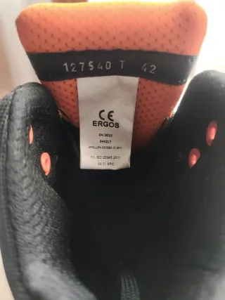 Botas Seguridad Ergos Apollon S3 ESD Negras