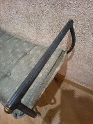 Conjunto recibidor cristal y metal