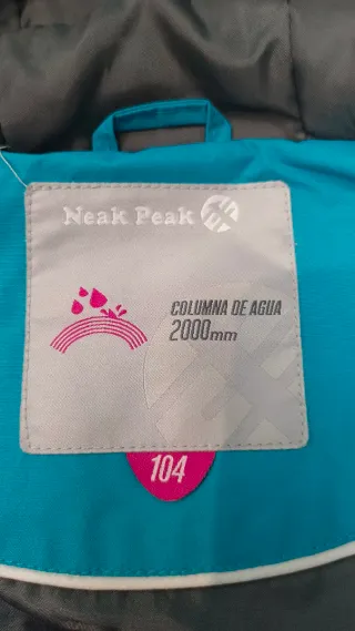 Traje de esquí infantil azul