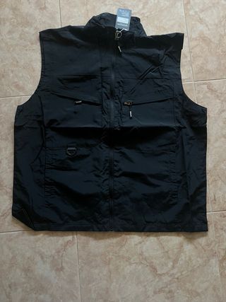 Giubbotto da pesca nero XL