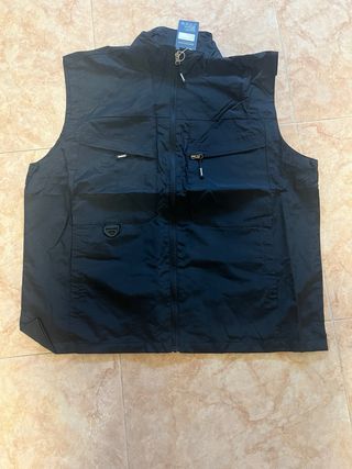 Giubbotto da pesca nero XL