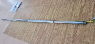 Lote de barras y discos de pesas