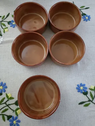 Set 5 Ciotole Terracotta Zuppa