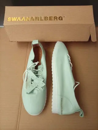Zapatos Swaanarlberg verde talla 39 NUEVAS